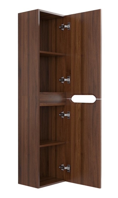 NIEUW! Kolomkast, walnoot, houtlook, geribbeld, Grona 140, Huis en Inrichting, Woonaccessoires | Overige, Ophalen of Verzenden