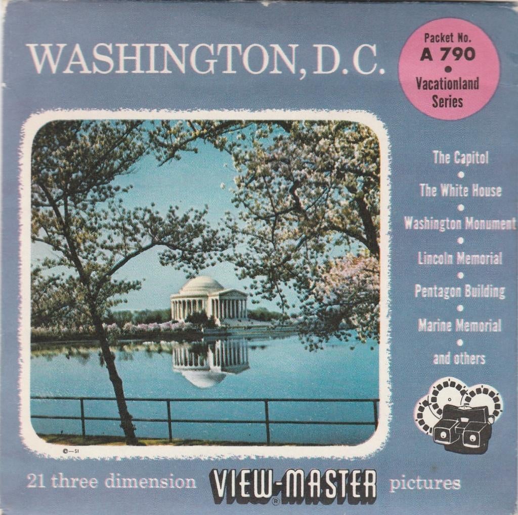 view master WASHINGTON D.C. USA viewmaster, Verzamelen, Speelgoed, Gebruikt, Ophalen of Verzenden