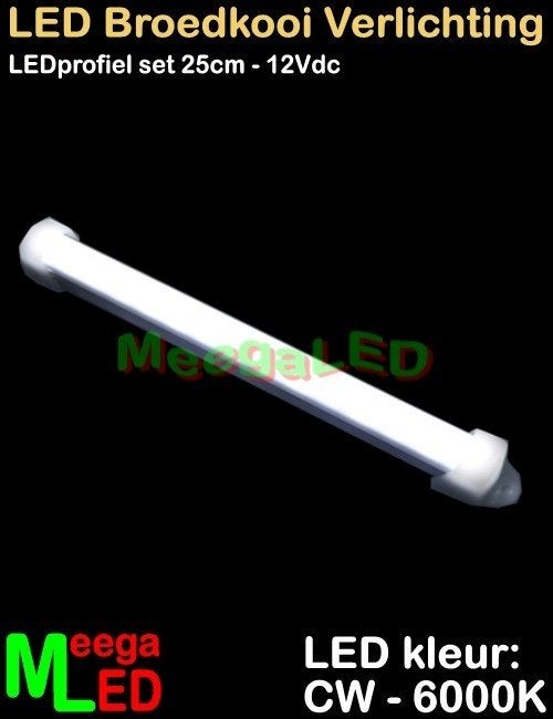 LED profiel strip TC420 SET 15x 25cm Broedkooi Kweekkooi, Ophalen of Verzenden, Nieuw, Aluminium, Broedkooi of Kweekkooi