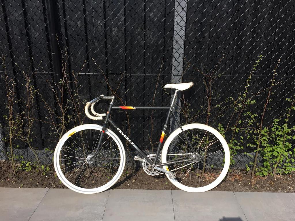 Peugeot Ventoux racefiets, gefixed/ single speed, 58cm (C-T), Fietsen en Brommers, Fietsen | Racefietsen, Zo goed als nieuw, 57 tot 61 cm