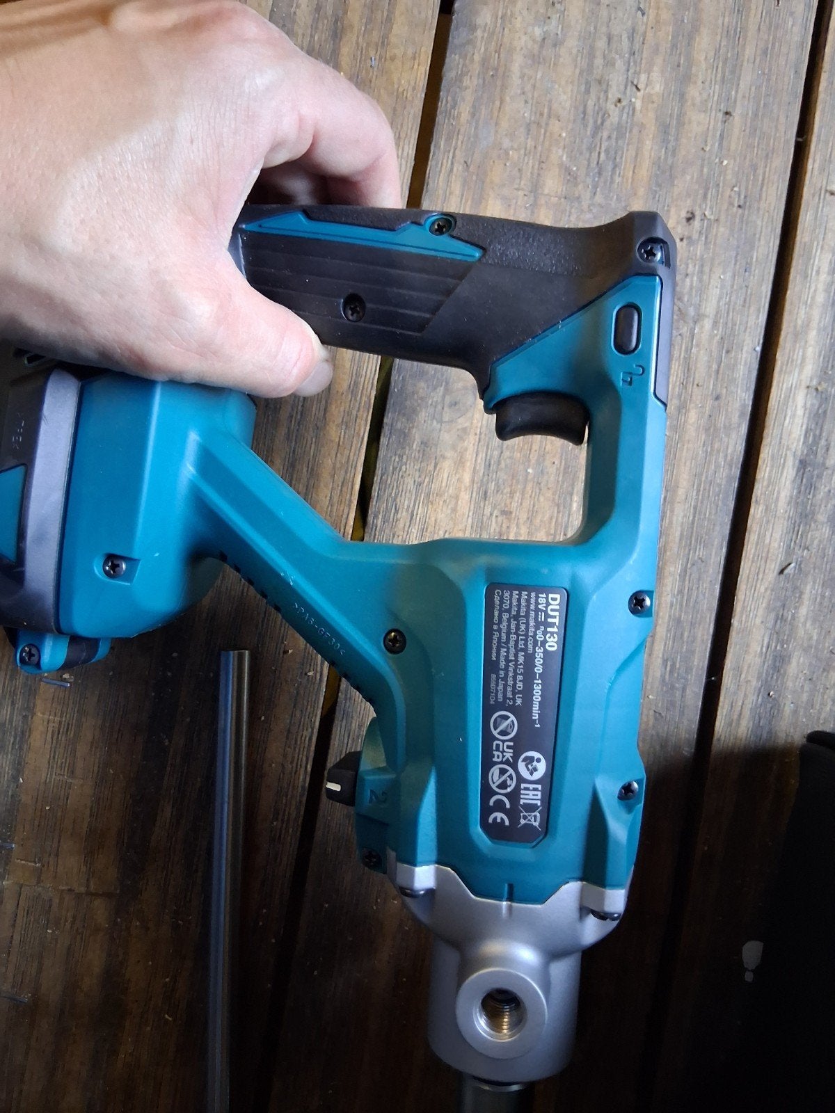 Makita DUT130 Accu mixer met tas, Ophalen of Verzenden
