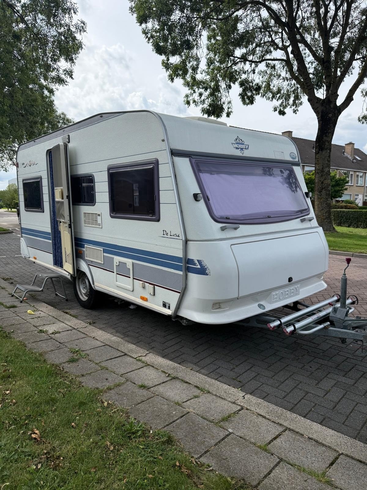 In Prachtige Staat Verkerende Hobby De luxe 450 UB| voortent, Rondzit, Hobby, Particulier, 5 tot 6 meter