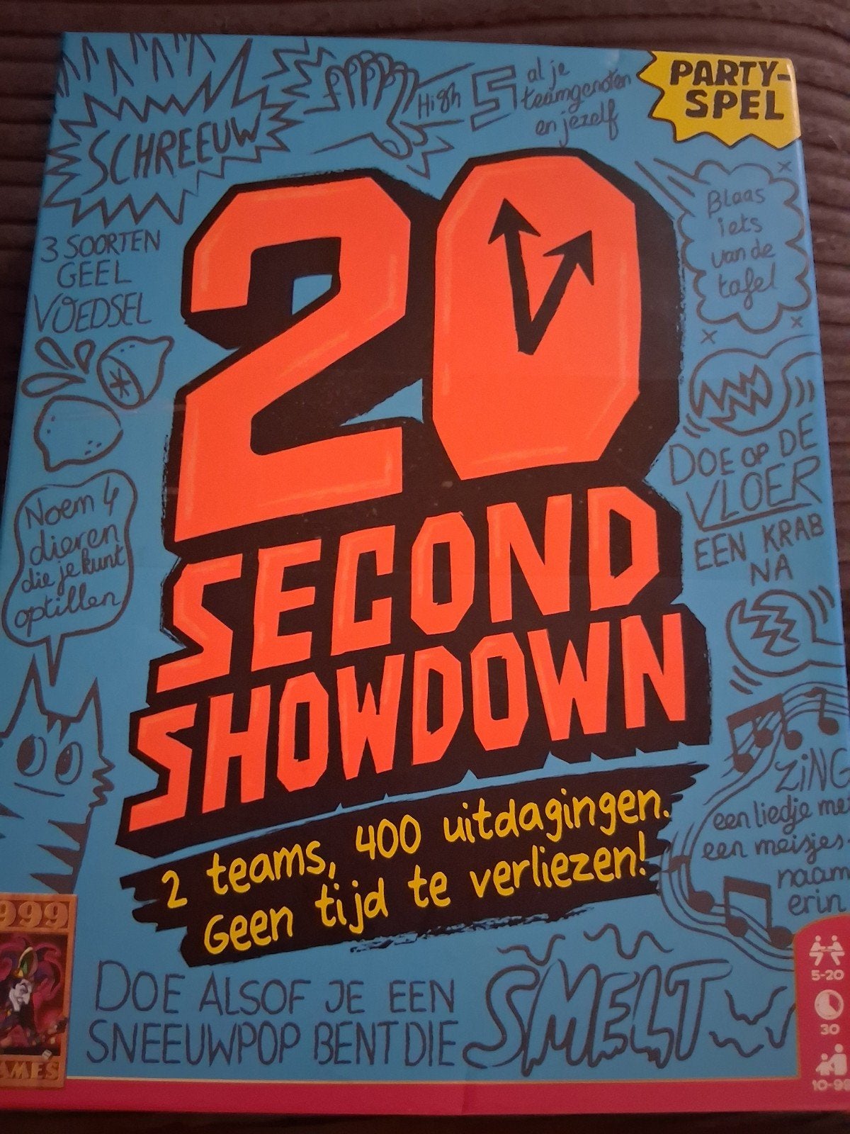 20 seconds showdown - 999 Games, Ophalen of Verzenden, Zo goed als nieuw