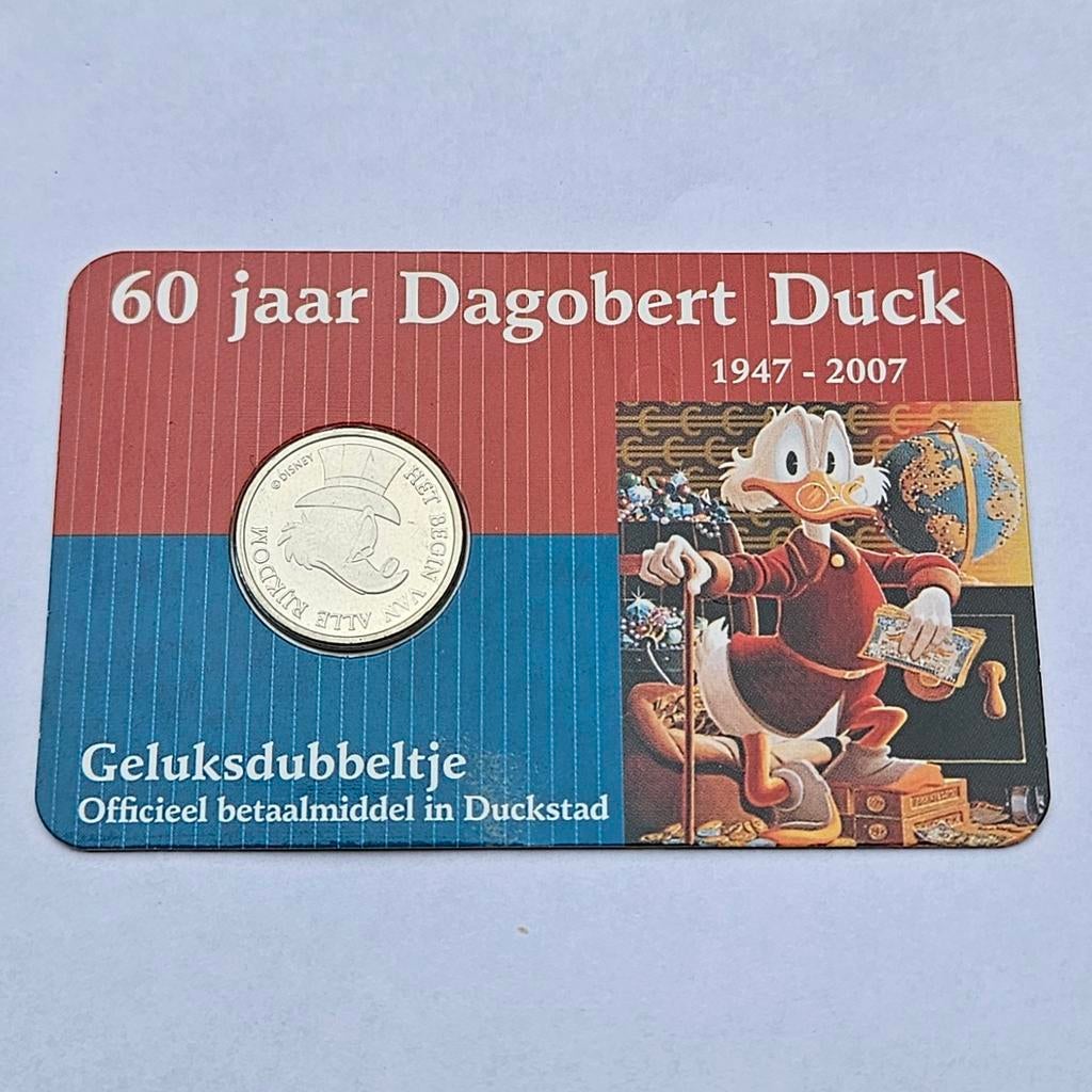 Geluksdubbeltje - 60 jaar Dagobert Duck, Verzamelen, Disney, Nieuw, Overige typen, Donald Duck, Ophalen of Verzenden