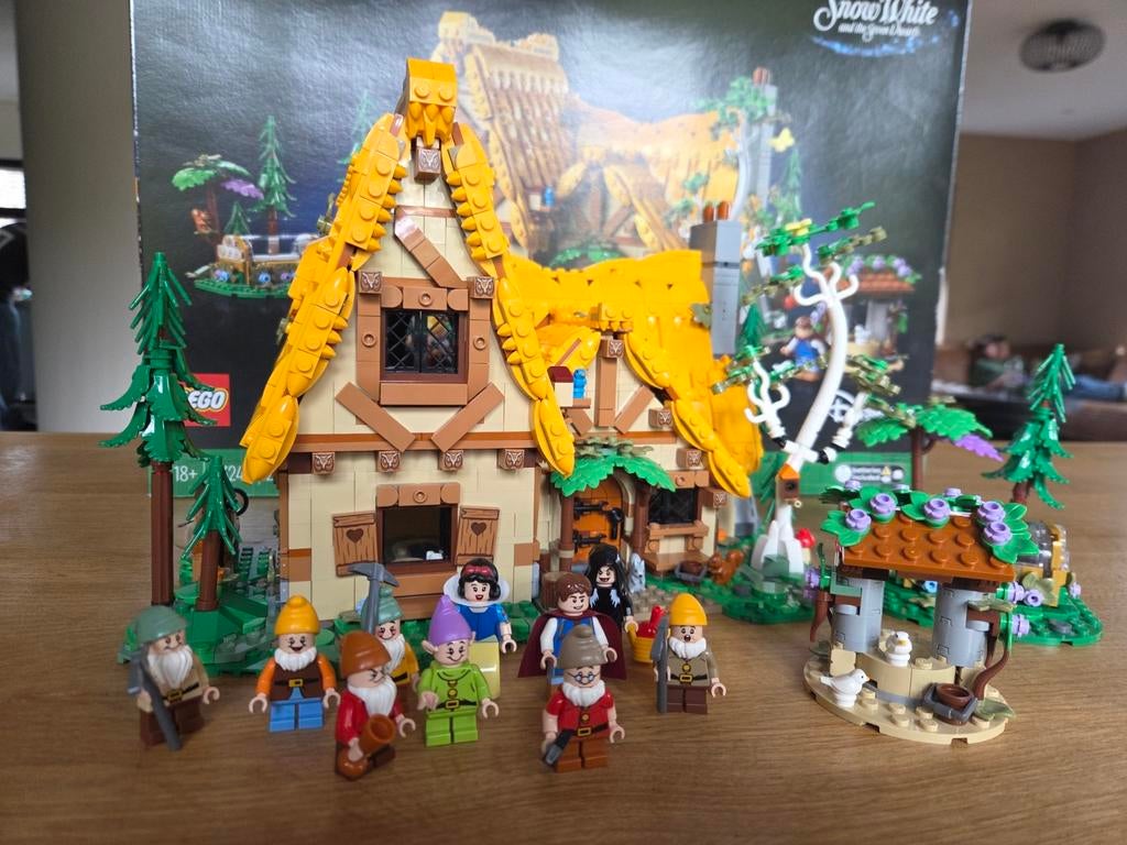 LEGO Disney Sneeuwwitje, Kinderen en Baby's, Speelgoed | Duplo en Lego, Zo goed als nieuw, Lego, Complete set, Disney, Ophalen of Verzenden