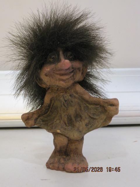 nyform norway troll 12 cm hoog (392), Ophalen of Verzenden, Gebruikt, Overige typen