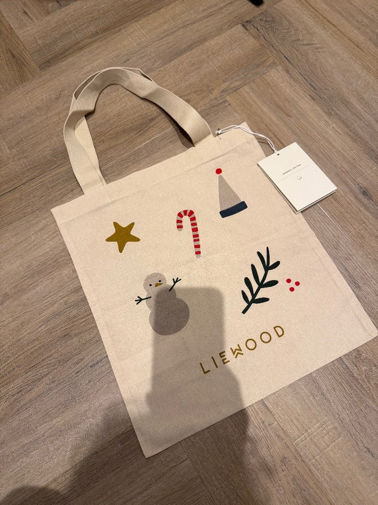 Nieuw Holiday Mix Liewood katoen tasje shopper tas winter, Ophalen of Verzenden, Nieuw, Wit, Handtas