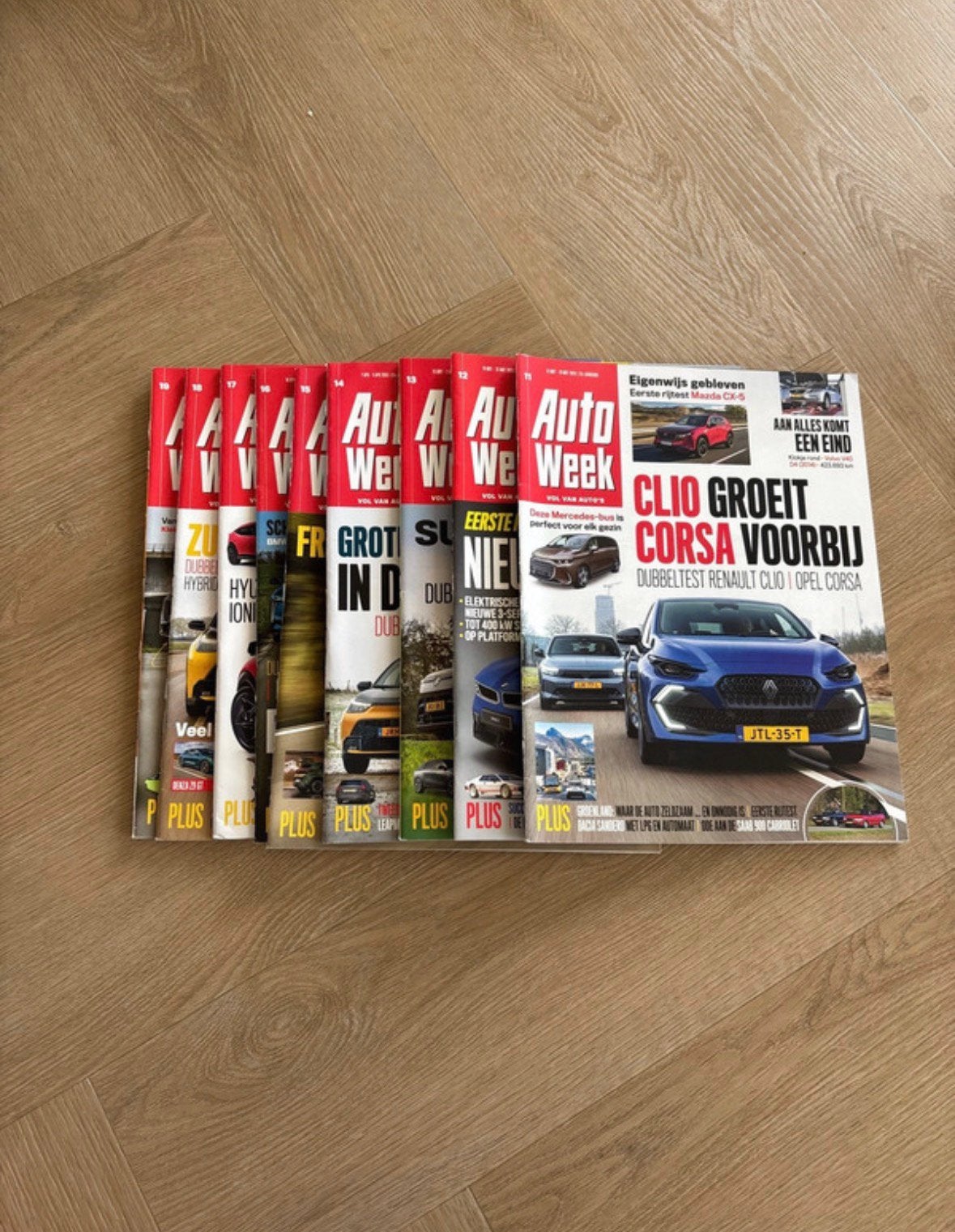 9x tijdschrift magazine autoweek 2026, Boeken, Ophalen of Verzenden, Zo goed als nieuw