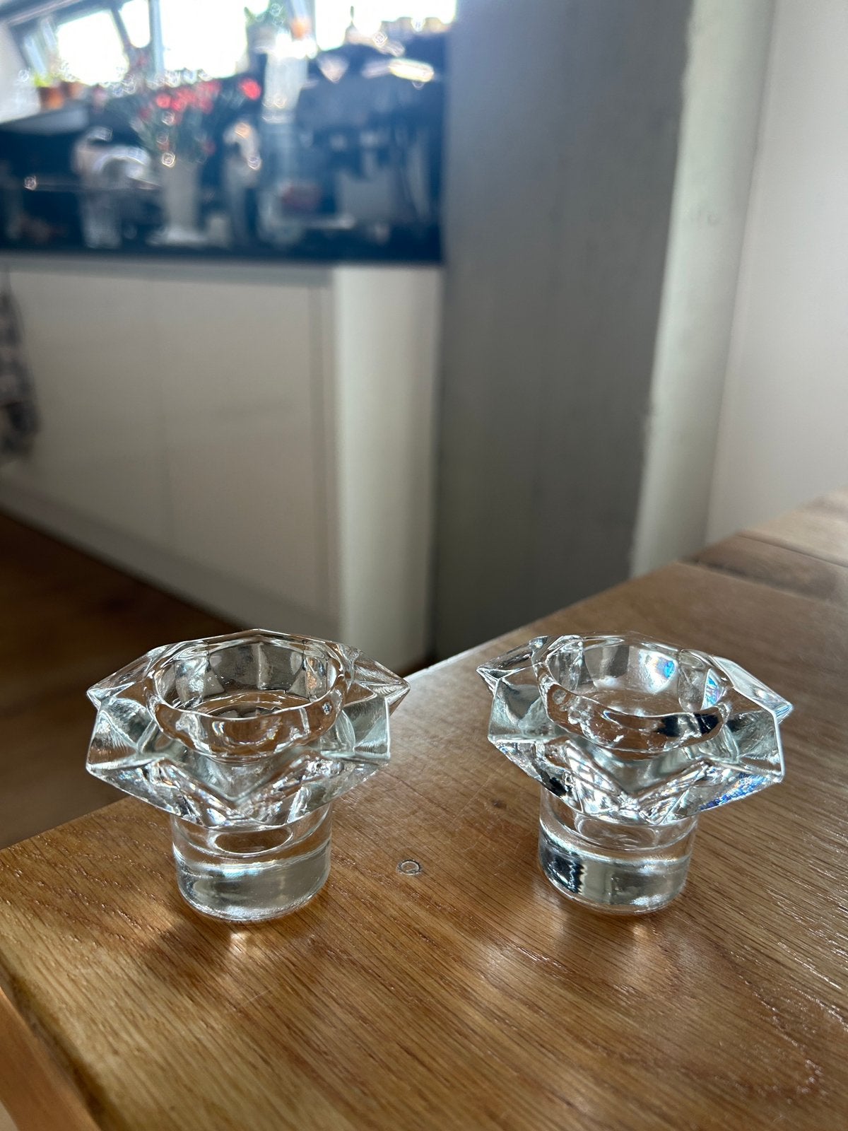 2x Arabia Finland candle holders, Antiek en Kunst, Ophalen of Verzenden, Glas
