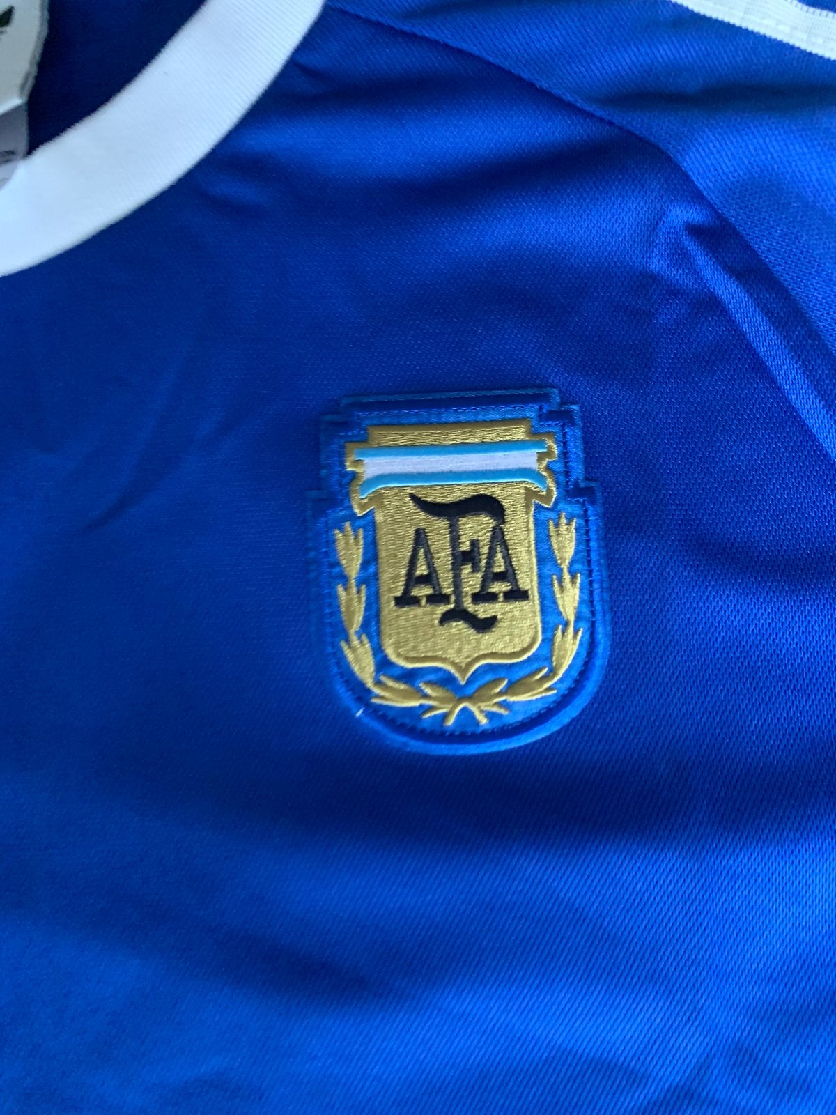 Adidas Argentinië Retro Voetbalshirt - WK 1990 - uitshirt, Kleding | Heren, Sportkleding, Ophalen, Blauw, Voetbal, Maat 56/58 (XL)