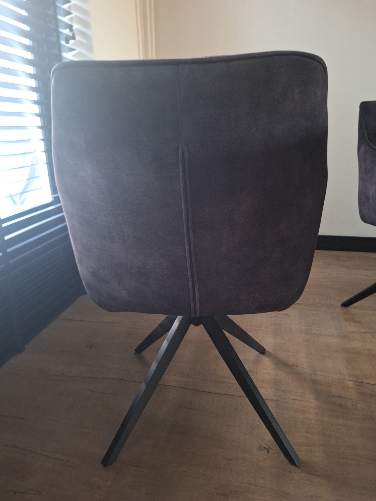 draaifauteuil antraciet stof 6 stuks 300 euro, Ophalen of Verzenden, Grijs, Stof
