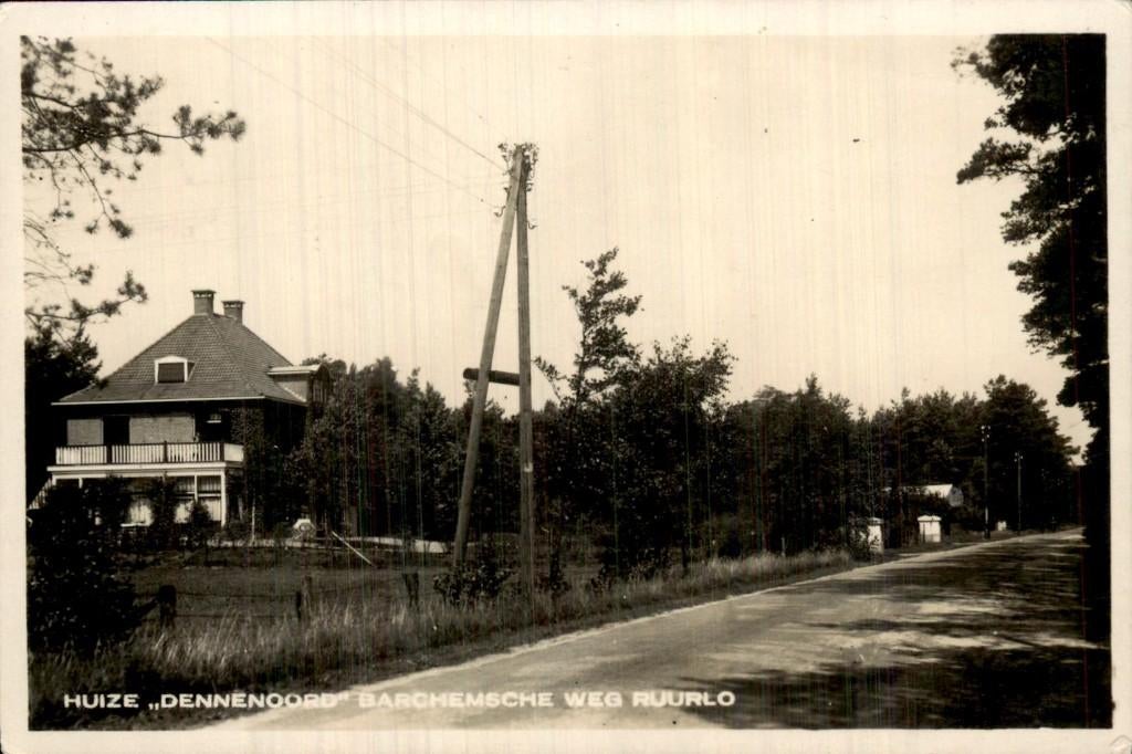 Ruurlo - Huize Dennenoord - Barchemsche Weg, Ophalen of Verzenden, 1920 tot 1940, Gelopen, Gelderland