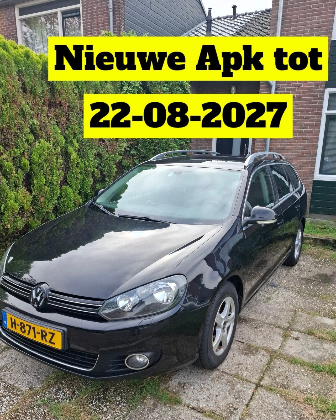 Volkswagen Golf 1.2 TSI 77KW Variant 2011 Zwart, Auto's, Voorwielaandrijving, 680 kg, 4 cilinders, Zwart