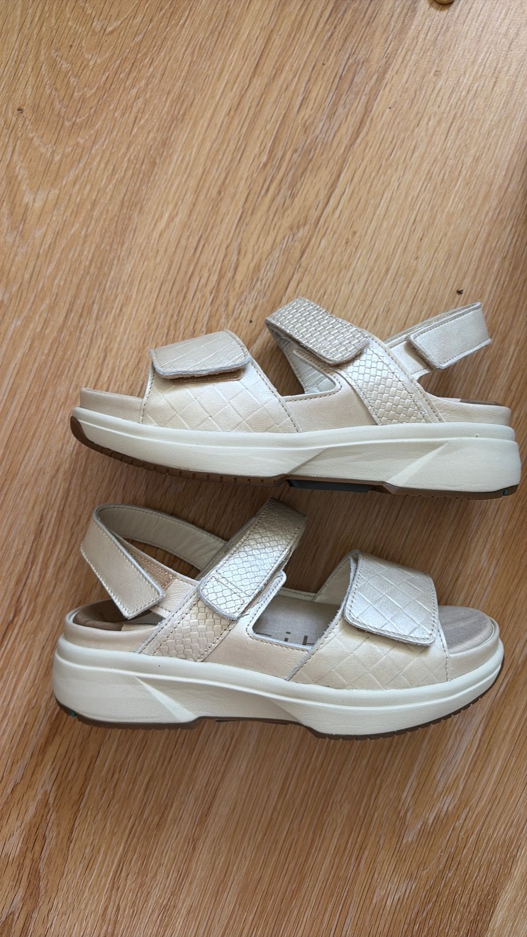 Beige sandalen Xsensible Stretchwalker Aruba 38 nieuw G/H, Verzenden, Beige, Nieuw, Sandalen of Muiltjes