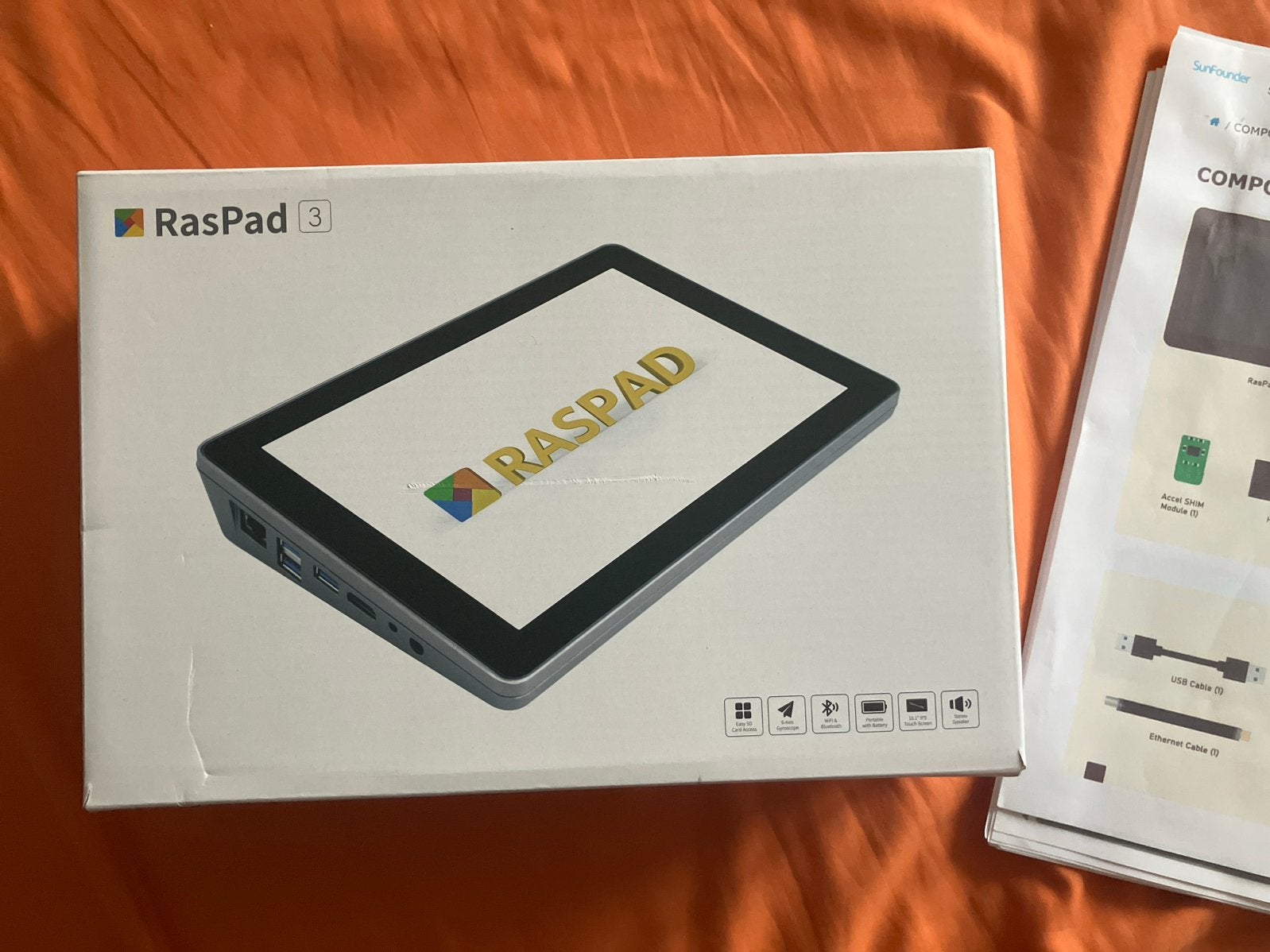RasPad 3 - Raspberry Pi Tablet Kit, 10 inch, Usb-aansluiting, Nieuw, Ophalen of Verzenden
