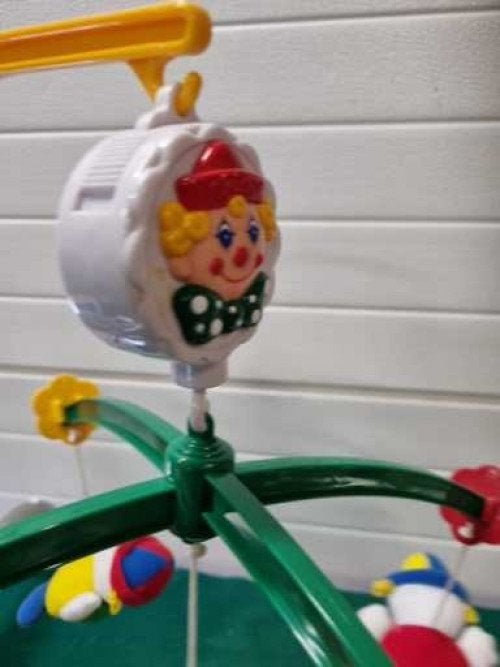 baby mobiel chicco draaimolen  met clowntjes, Verzamelen, Ophalen of Verzenden, 'T Olde Gre-j, Info@toldegrej.nl, Endepoelstraat 20f Didam