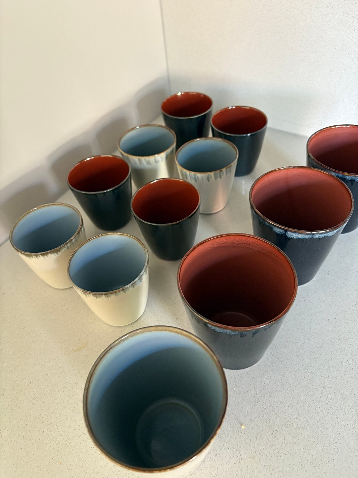 Serax Koffiekopjes - 4 Grote, 8 Kleine - Mooie Staat, Huis en Inrichting, Keuken | Servies, Ophalen, Overige merken, Keramiek