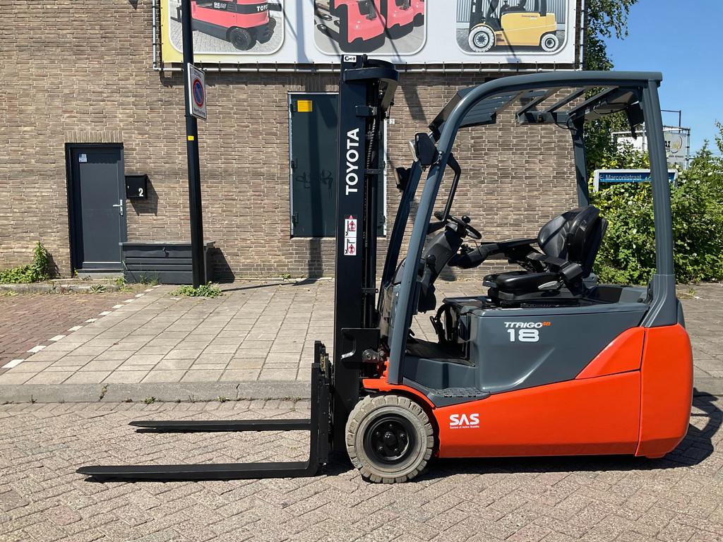 Toyota 8FBET18 1800KG 4.70METER HEFTRUCK (bj 2011), Zakelijke goederen, Machines en Bouw | Heftrucks en Intern transport, 1000 tot 2000 kg