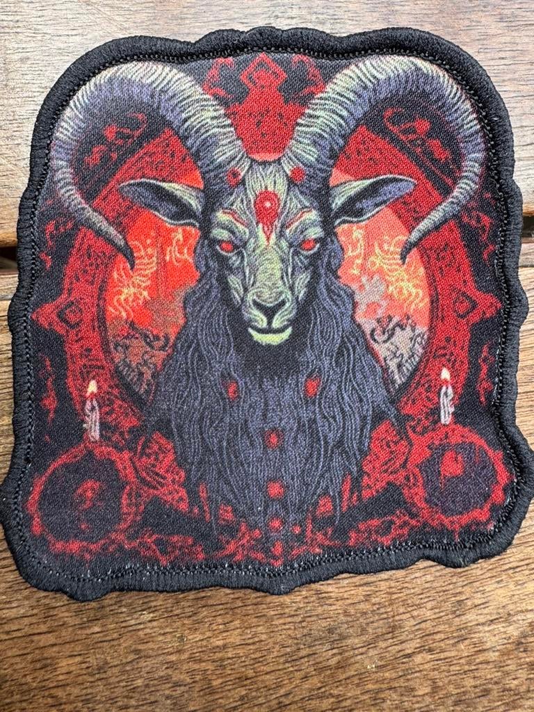 Satan-baphomet-makemy patch, Ophalen, Zo goed als nieuw, Patroon