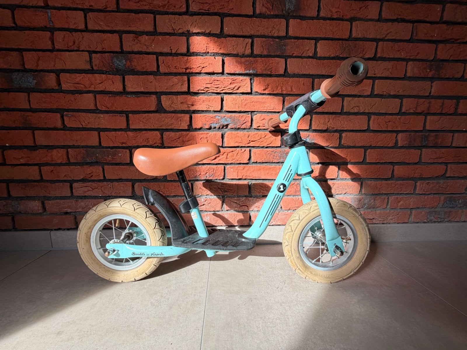 Bandits & Angels loopfiets blauw, Ophalen, Gebruikt, Loopfiets