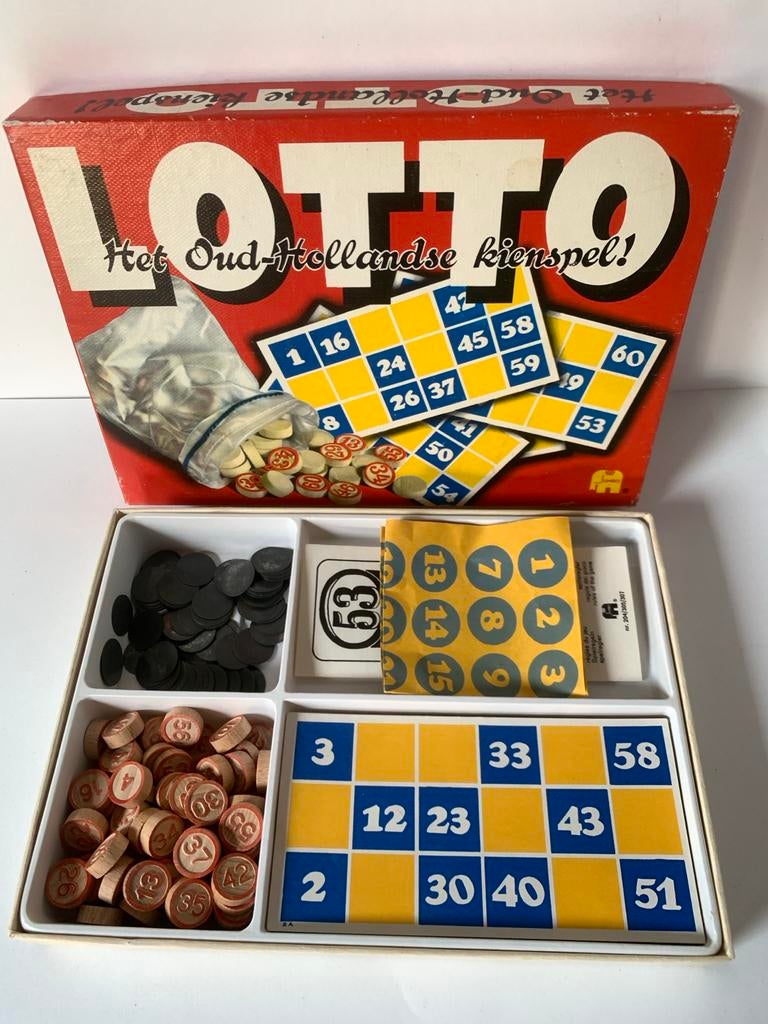 Lotto - Het Oud-Hollandse kienspel van Jumbo, Vijf spelers of meer, Ophalen of Verzenden, Gebruikt