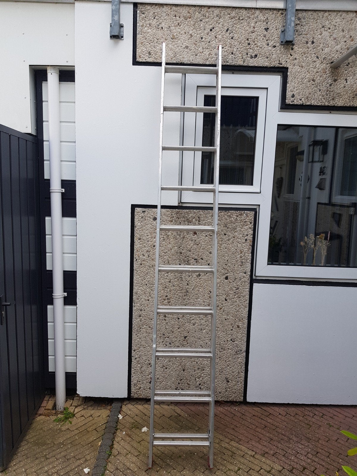 2 delig Altrex ladder, Doe-het-zelf en Verbouw, Ladders en Trappen, Ophalen, Gebruikt, Ladder, 2 tot 4 meter