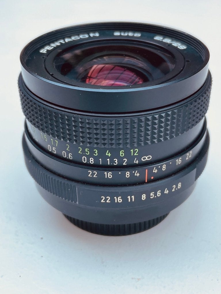 Pentacon MC auto 29 mm f2.8 M42 (synoniem: M.O.G. Orestegon), Ophalen of Verzenden, 1960 tot 1980
