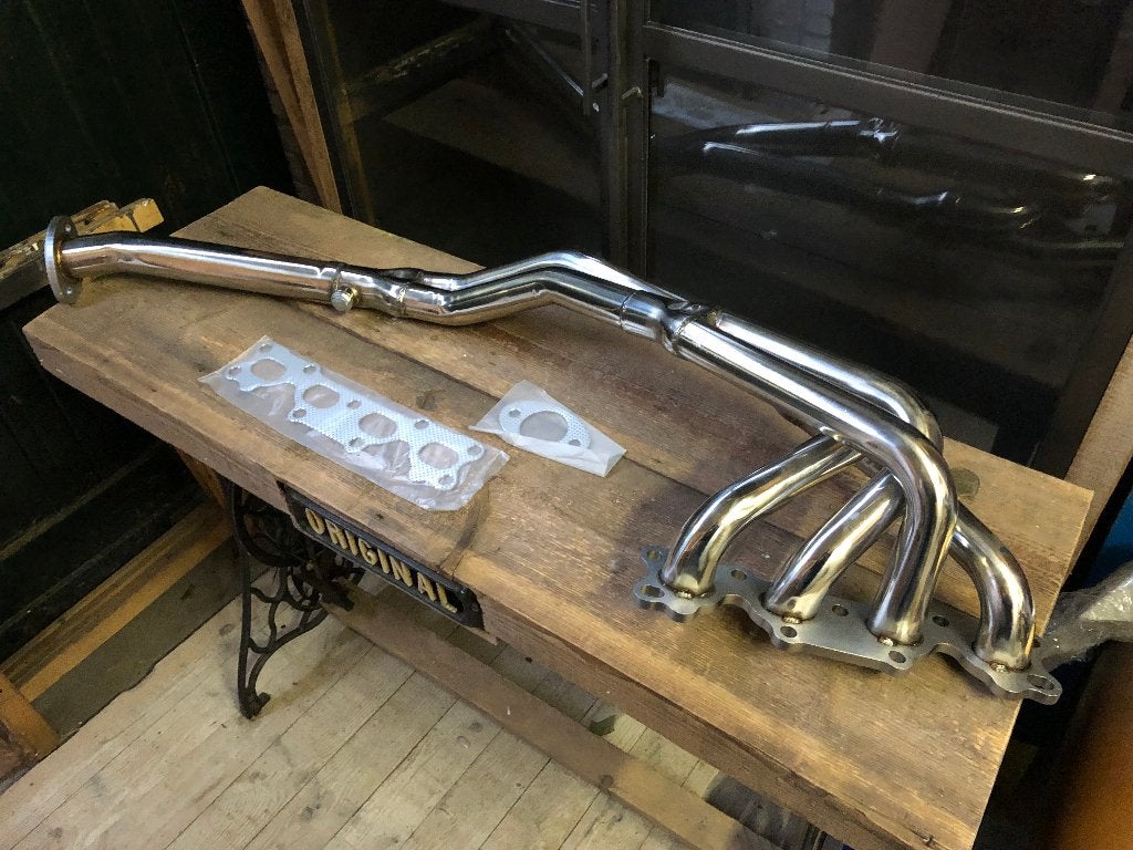 JapPower Spruitstuk header RVS - Mazda Mx-5 Mx5 NA 93-97 1.8