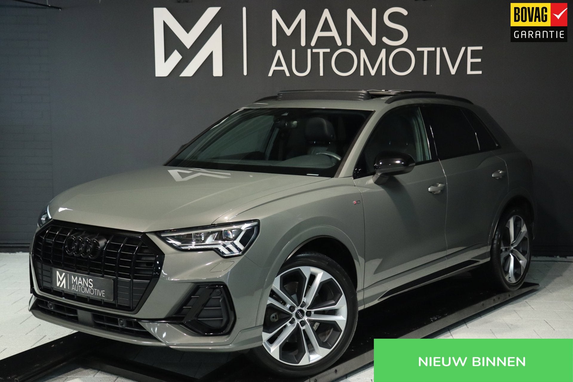 Audi Q3 45 TFSI Quattro 3x S-Line / PANO / B&O / ACC / KEYLE, Auto's, Gebruikt, Zwart, 1984 cc, Bedrijf