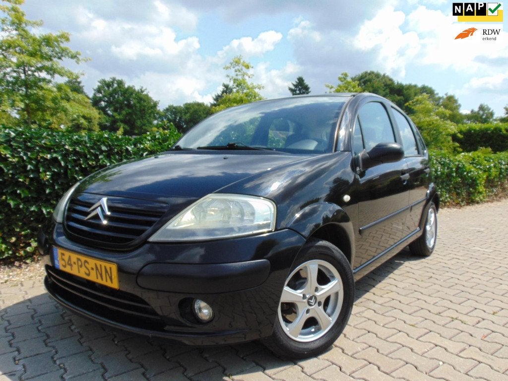 Citroen C3 1.4i Différence , Airco / Cruise / Elec.Pakket /, Voorwielaandrijving, Stof, Zwart, Zwart