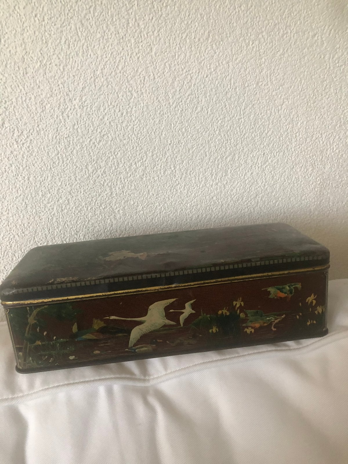 Oud pudding blik, Ophalen of Verzenden, Gebruikt, Overige