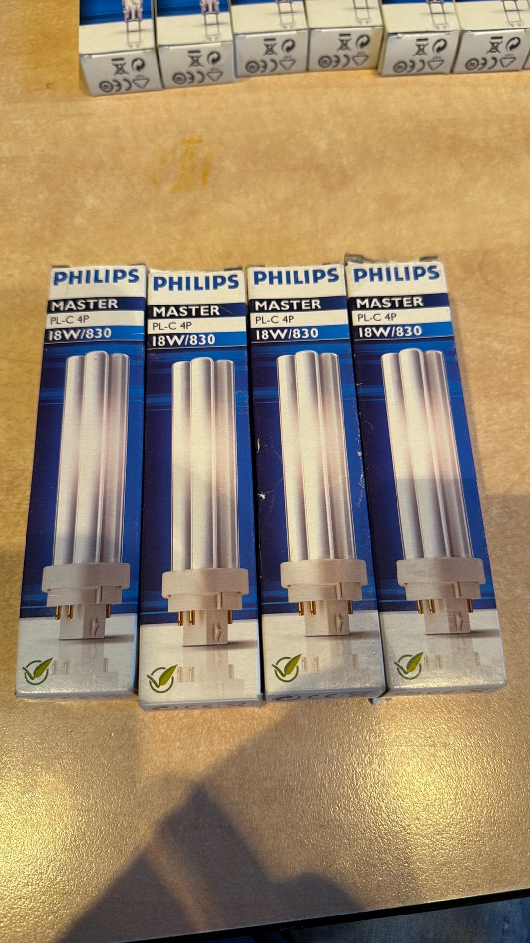 4x Philips Master PL-C 4P 18W/830 Lampen, Ophalen, Philips, Nieuw, Overige fittingen