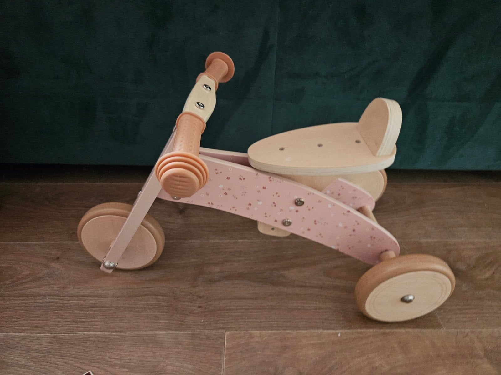 little dutch Houten loopfietsje roze, Ophalen, Gebruikt, Loopfiets