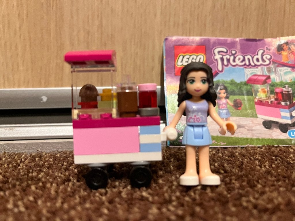 Lego Friends cubcake kraam, Gebruikt, Friends, Ophalen of Verzenden, Complete set