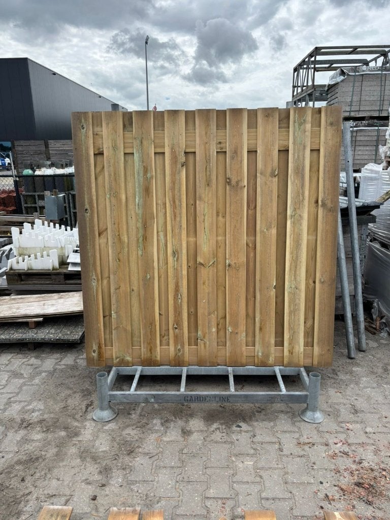 Tuinscherm Grenen geïmp 180x180 19-planks (B-keus) - J&W 167