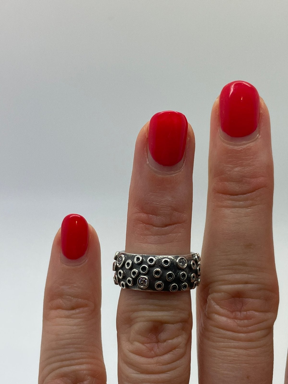 E584 Prachtige zilveren Pandora ring maat 16, Ophalen of Verzenden, Kleiner dan 17, X, Dame