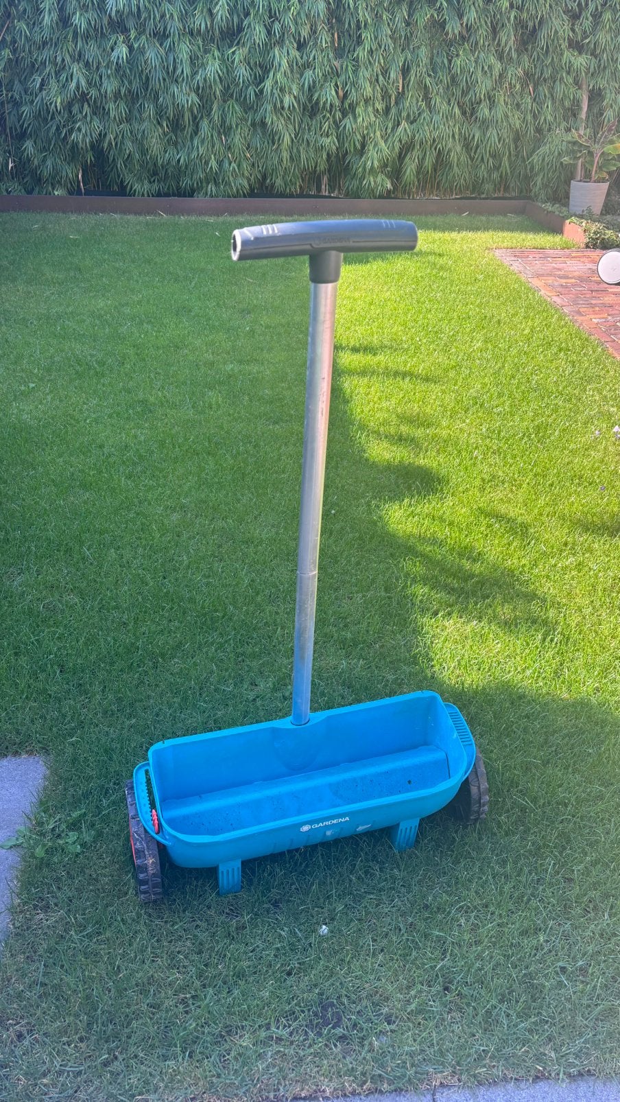 Gardena strooiwagen, Ophalen of Verzenden, Gebruikt, 20 m² of meer, Gras