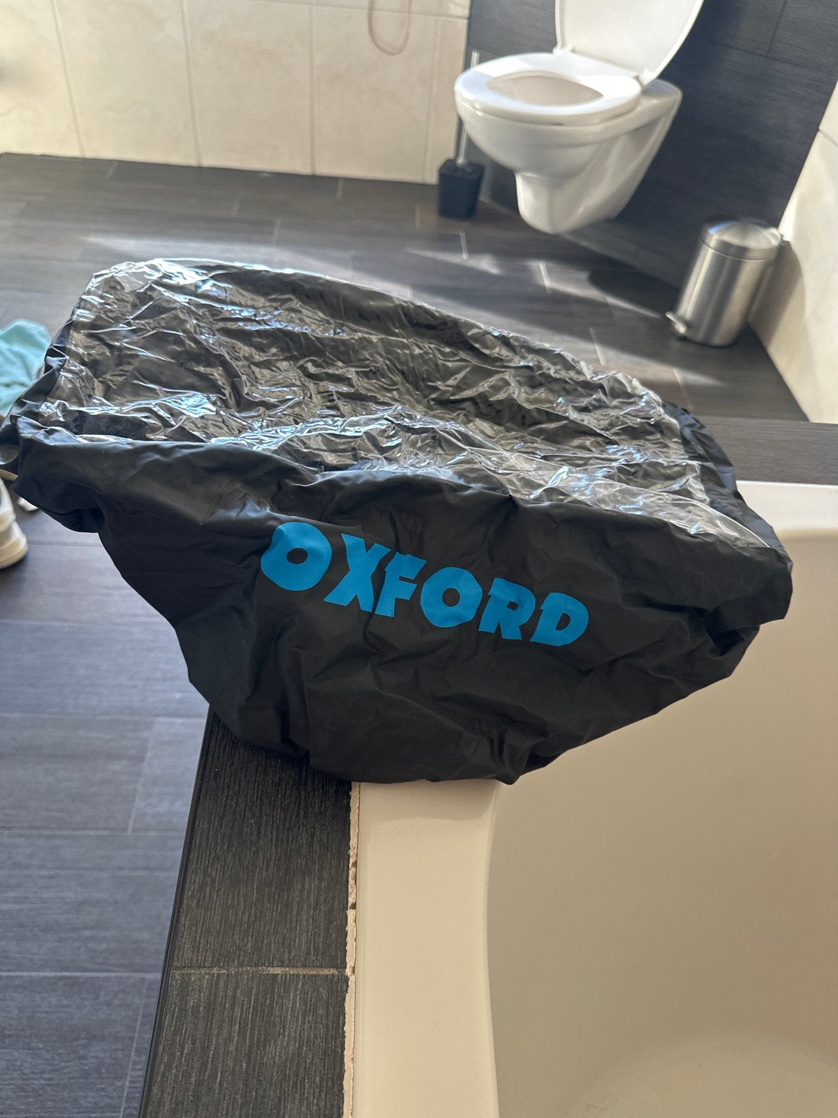 Oxford regenhoes voor tanktas motor, Motoren, Ophalen of Verzenden, Gebruikt