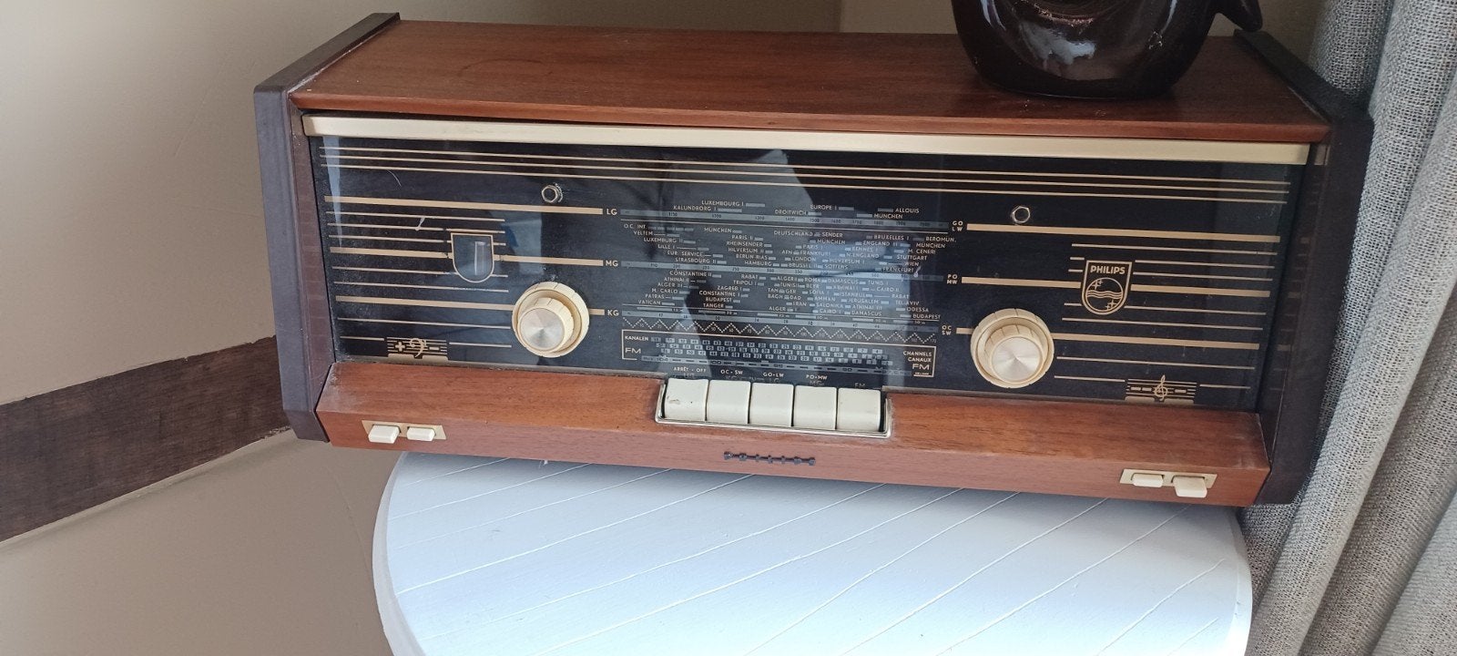 Philips Nieuwe Buizenradio - Vintage Klassieker, Ophalen of Verzenden