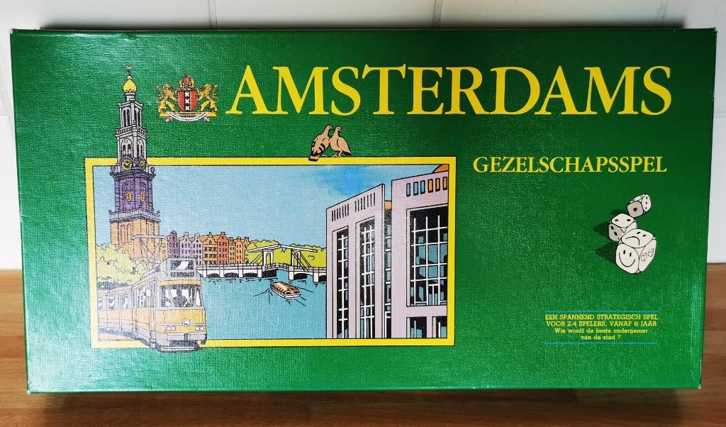 Amsterdam Gezelschapsspel, Hobby en Vrije tijd, Gezelschapsspellen | Bordspellen, Een of twee spelers, Ophalen of Verzenden, Nieuw