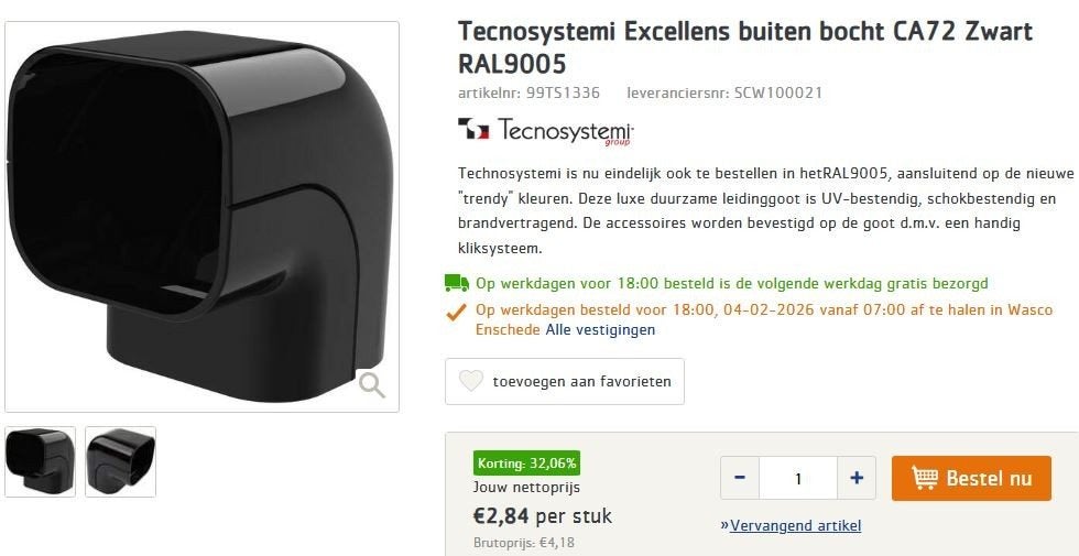 Technosystemi excellens  airco koppel stukken rest Partij., Ophalen of Verzenden, Nieuw, Overige typen