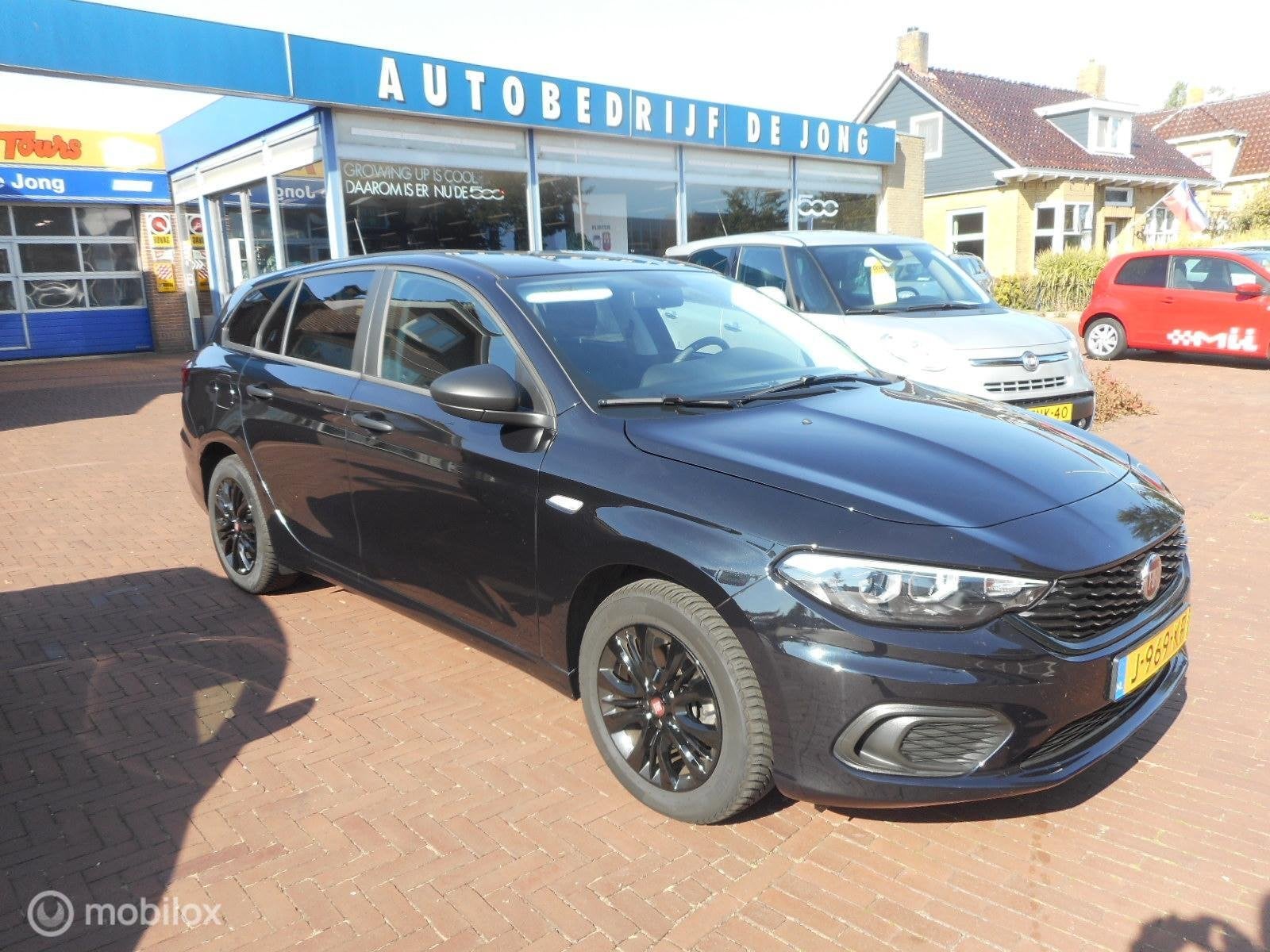 Fiat Tipo Stationwagon 1.4 Street CRUISE CONTROL+NAVIGATIE+M, Auto's, Fiat, Gebruikt, Euro 6, Met garantie (alle), Zwart