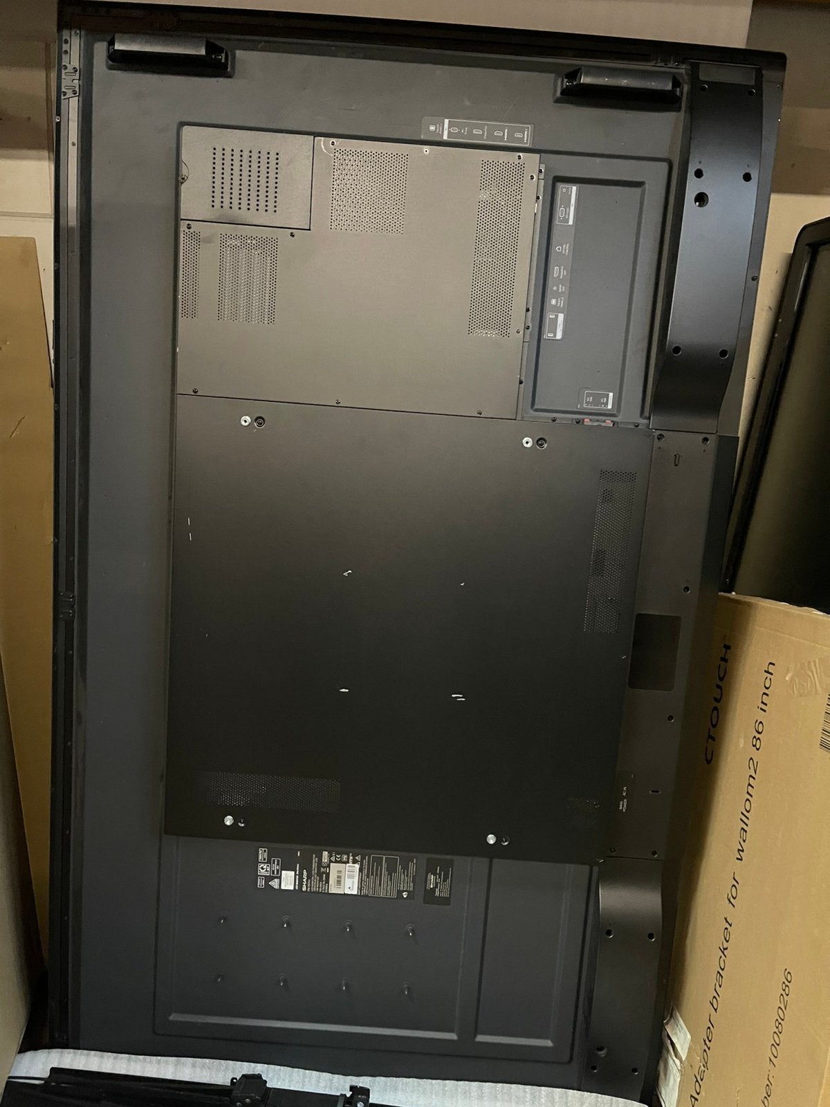 SHARP SCHERM 75Inch PN-75TH1 UHD 4K Norm€6331,89 nu €350,00, Ophalen, Refurbished, Tv en Weergevers