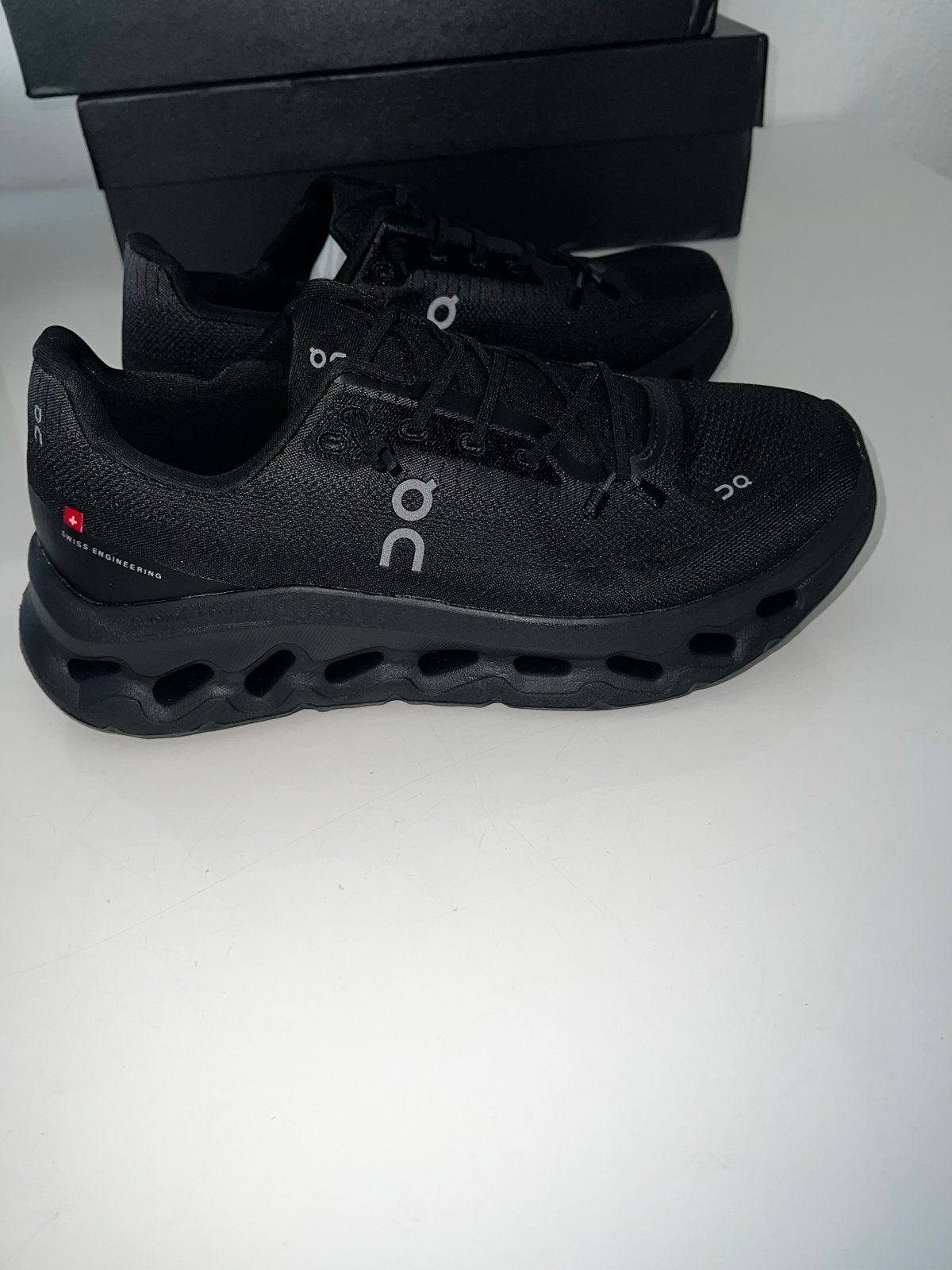 On Running Cloudmonster 2 - Zwarte Hardloopschoenen, Kleding | Heren, Ophalen of Verzenden, Zo goed als nieuw, Zwart, Sneakers of Gympen