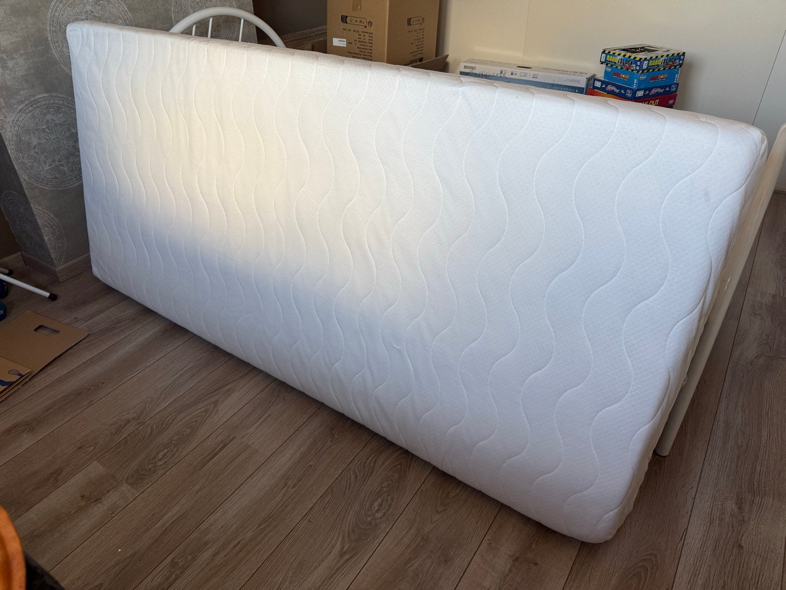 Gebruikt matras met nieuw tijk, Ophalen of Verzenden, Gebruikt, Matras