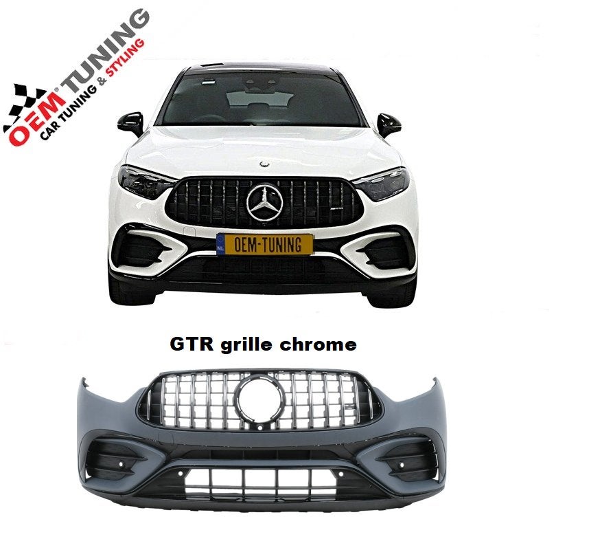 GLC C254/X254 Voorbumper 63 AMG GTR Chrome 22‑26