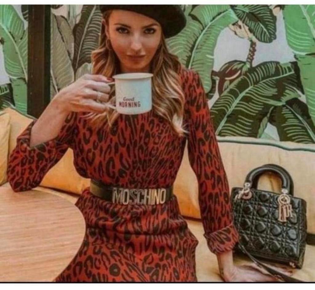 Zara gevlekte rode jurk dierenprint luipaard print Nieuw XL, Maat 46/48 (XL) of groter, Nieuw, Ophalen of Verzenden, H