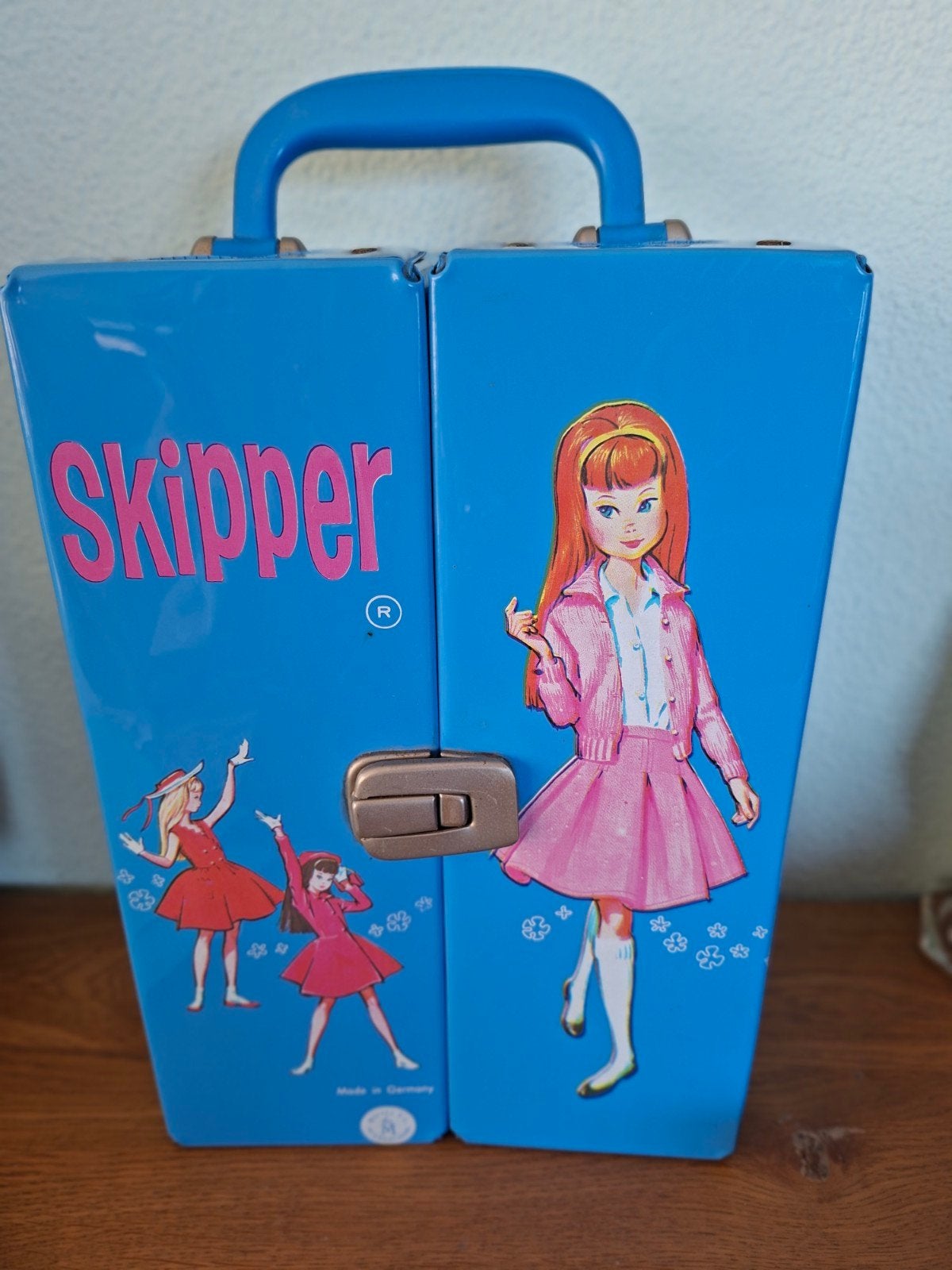 Barbie vintage Skipperdoll Case 60s Mattel, Ophalen of Verzenden, Gebruikt, Barbie