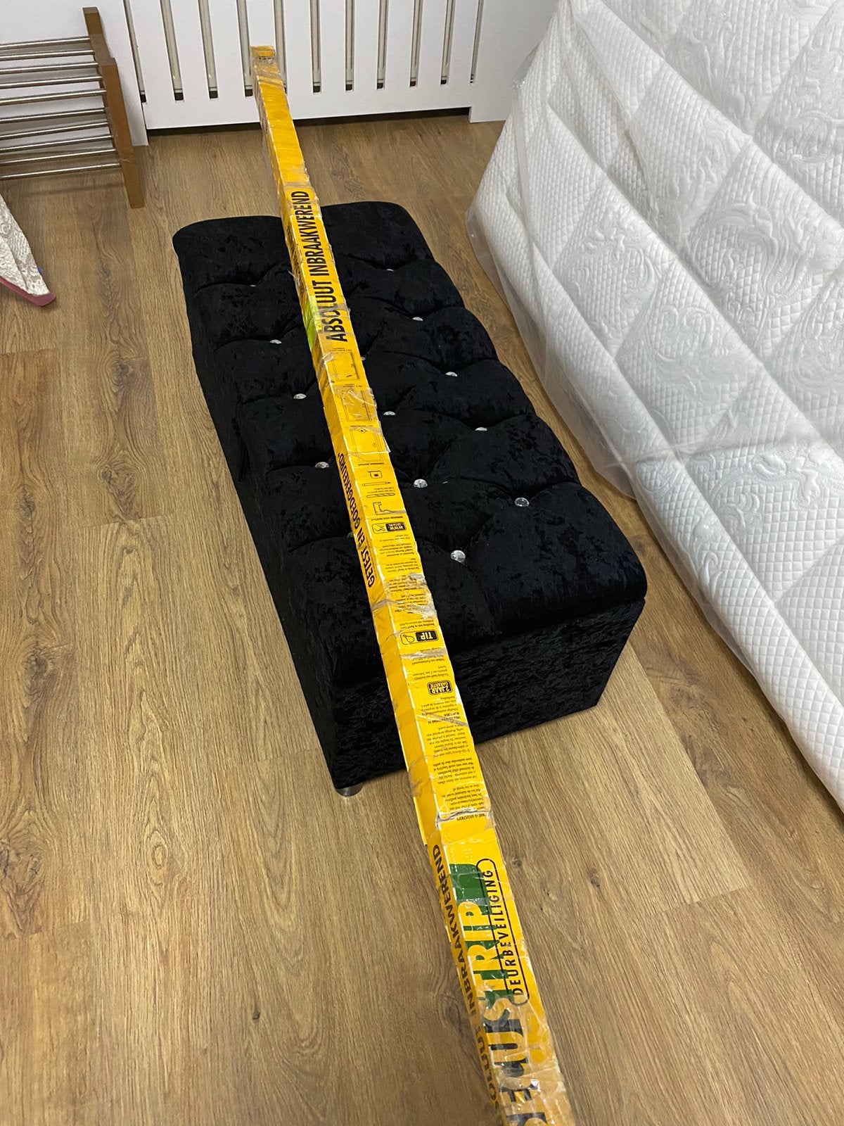 Secustrip achterdeur, Ophalen of Verzenden, Zo goed als nieuw, Eiken, Plinten