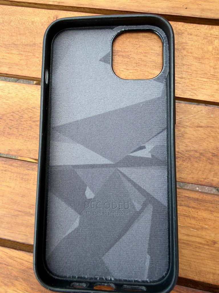 DECODED LEDEREN HOESJE IPHONE 13, Ophalen of Verzenden, Zo goed als nieuw, IPhone 13